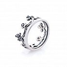 Серебряное кольцо "Корона" 11967 от ювелирного магазина Оникс - 4