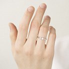 Золотое помолвочное кольцо с фианитом к06172 от ювелирного магазина Оникс - 6