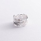 Серебряное кольцо "Перышко" 111714 от ювелирного магазина Оникс - 2