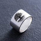 Серебряное кольцо с гравировкой "Древо жизни" 112143древо от ювелирного магазина Оникс - 4
