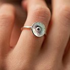Серебряное кольцо "Всевидящий глаз" 112647гл от ювелирного магазина Оникс - 3