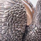 Серебряная фигура ручной работы "Лебедь" сер00014 от ювелирного магазина Оникс - 3
