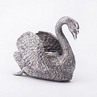 Серебряная паштетница ручной работы "Лебедь" сер00022 от ювелирного магазина Оникс - 4