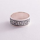Серебряное кольцо с узором 11069 от ювелирного магазина Оникс - 2