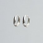 Серебряные серьги-кольца 122237 от ювелирного магазина Оникс - 6