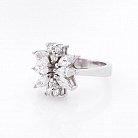 Срібний перстень з фіанітами 11579 от ювелирного магазина Оникс