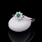 Помолвочное кольцо с изумрудом и бриллиантами LDR0599-p от ювелирного магазина Оникс - 2