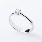 Золотое помолвочное кольцо с бриллиантом р0675б от ювелирного магазина Оникс - 1