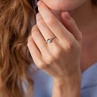 Помолвочное золотое кольцо с бриллиантами к0008sh от ювелирного магазина Оникс - 6