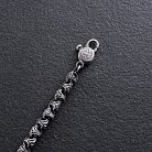 Чоловічий срібний браслет 141719 от ювелирного магазина Оникс - 2