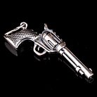 Серебряная подвеска "Револьвер" 131395 от ювелирного магазина Оникс