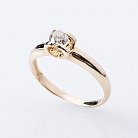 Золотое помолвочное кольцо с бриллиантом р0598ж от ювелирного магазина Оникс - 2