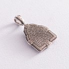 Серебряная ладанка "Божья Матерь" 13355 от ювелирного магазина Оникс - 4