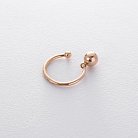 Золотое кольцо в стиле минимализм к05458 от ювелирного магазина Оникс